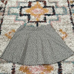 NWOT Zara Leopard Print Skater Skirt Size Large